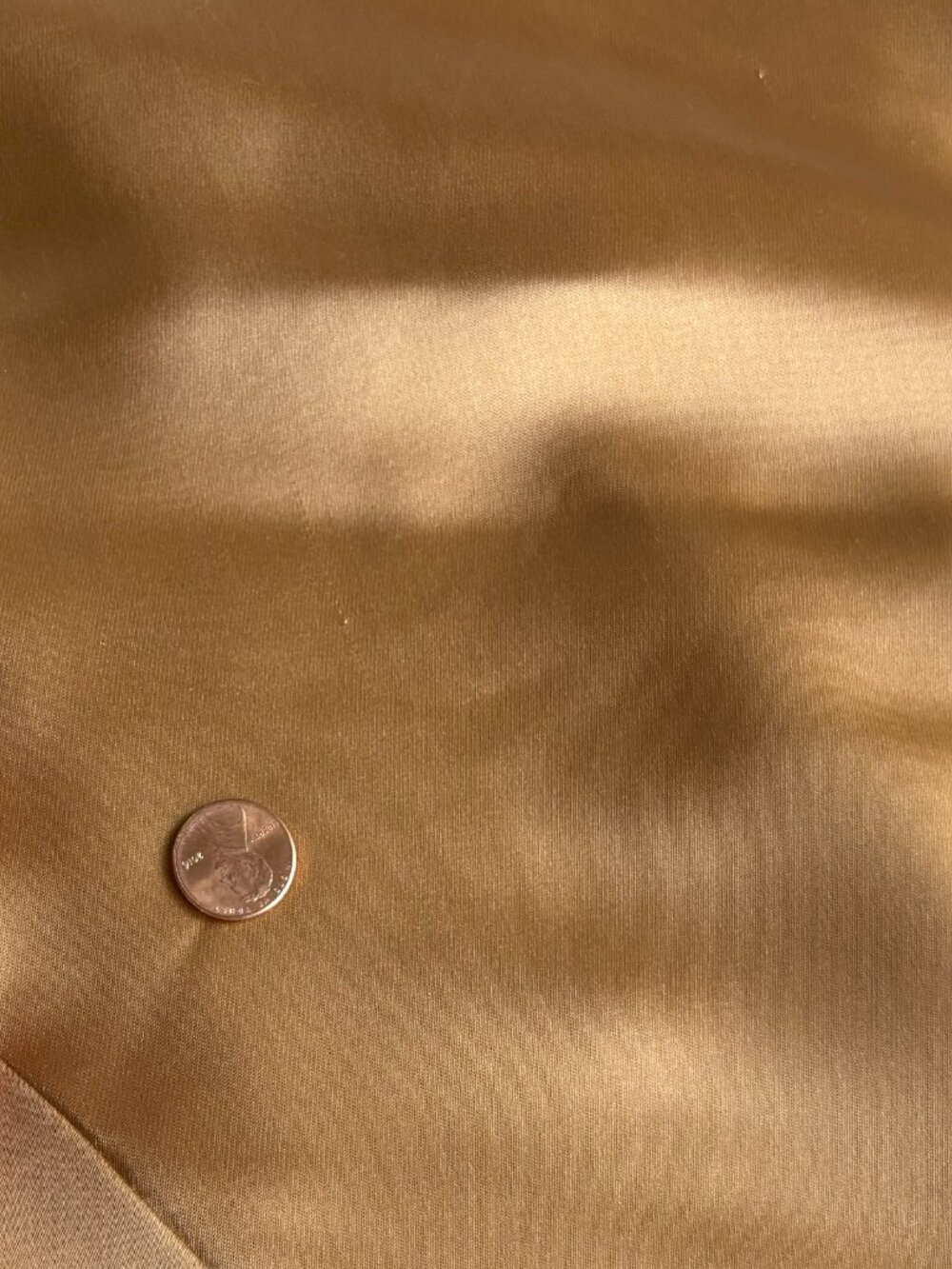 Club Monaco Bias Cut Satin Slip Skirt in Honey, Long Draped Mini Skirt, sz 4 - Picture 15 of 15
